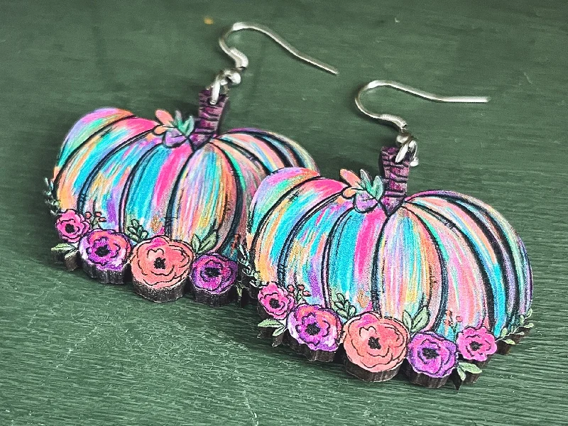 Adorable Fall Pumpkin Earrings