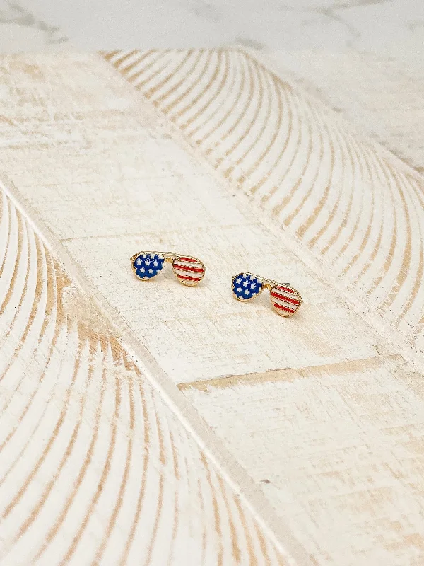 Americana Sunglasses Signature Enamel Studs by Prep Obsessed