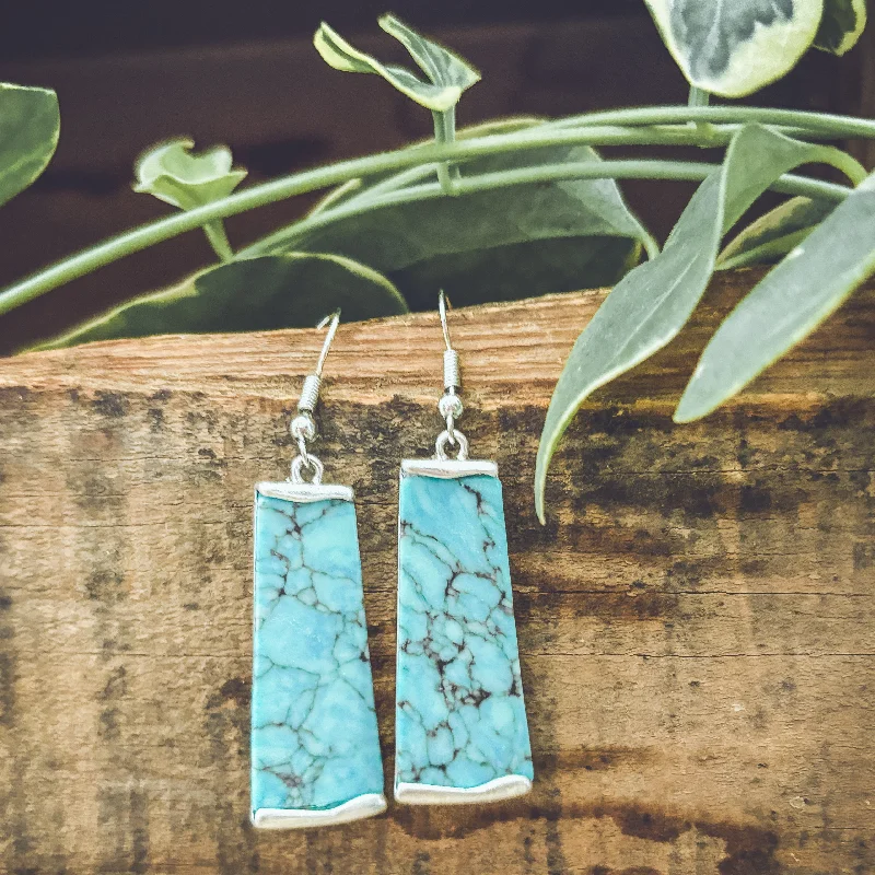 Beautiful Silver and Turquoise Earrings