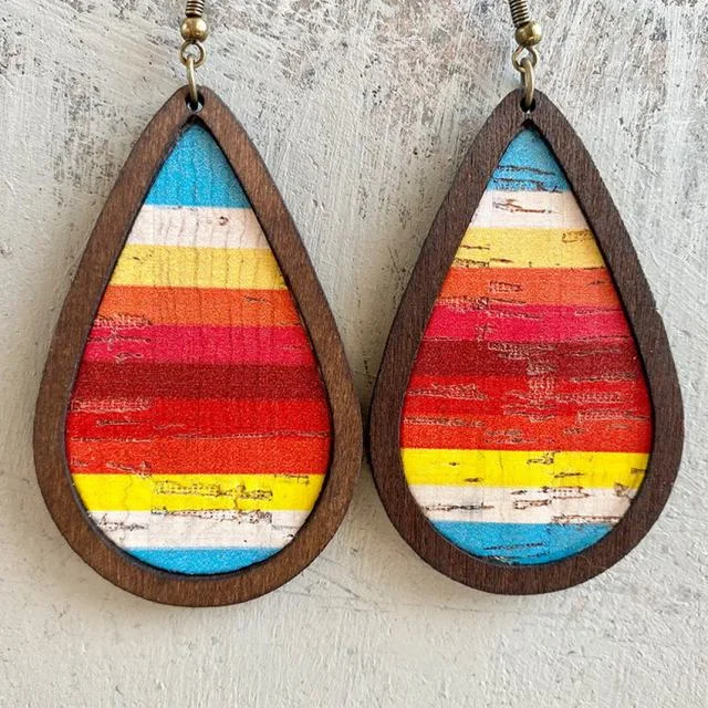 Beautiful Tequila Sunrise Earrings