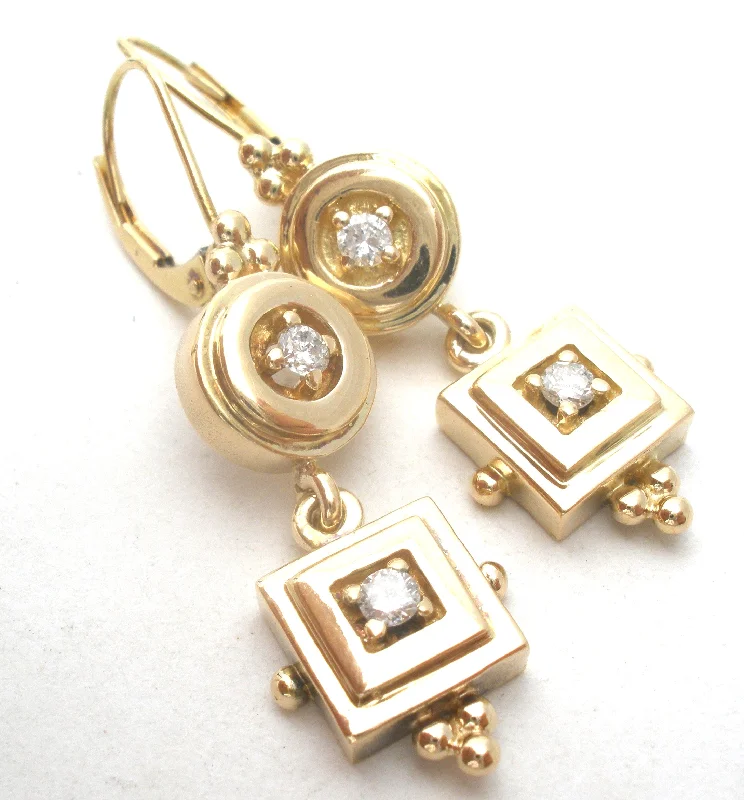 Clyde Duneier Diamond Earrings 14K Gold