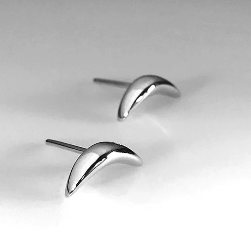 Crescent Earrings-Tiny