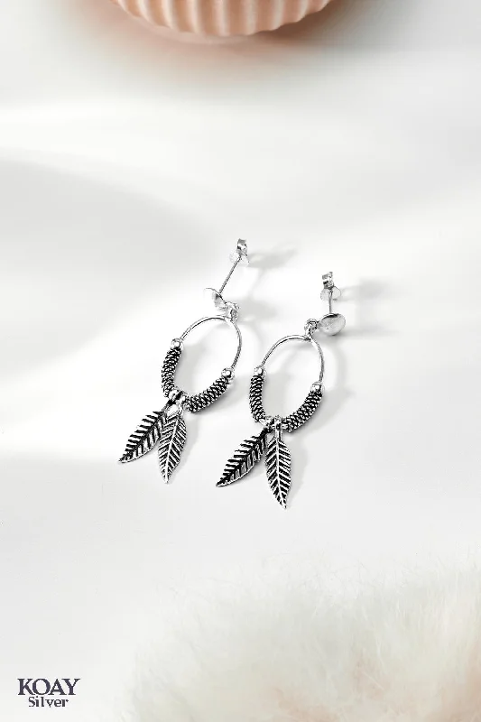 D Feathers Earring