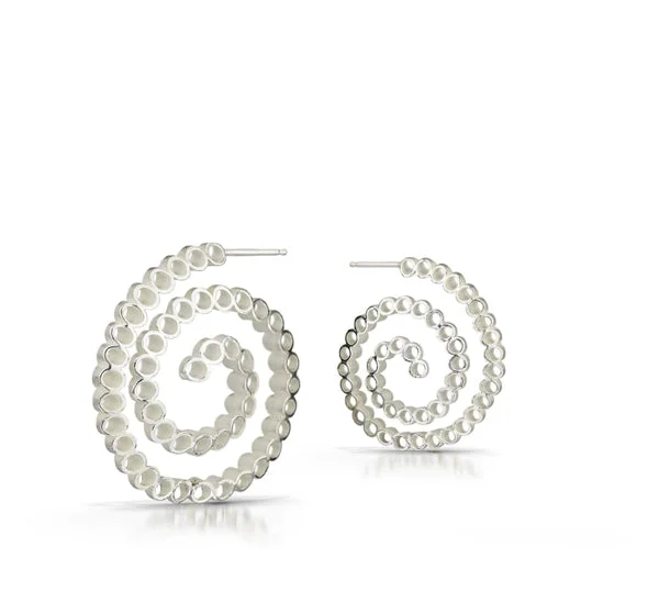 Large Nava Swirl Hoops