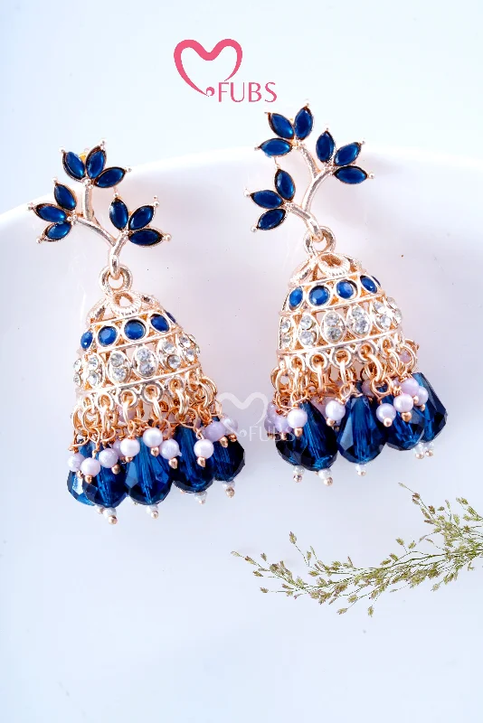 Nature Elegance Leafy Jhumka