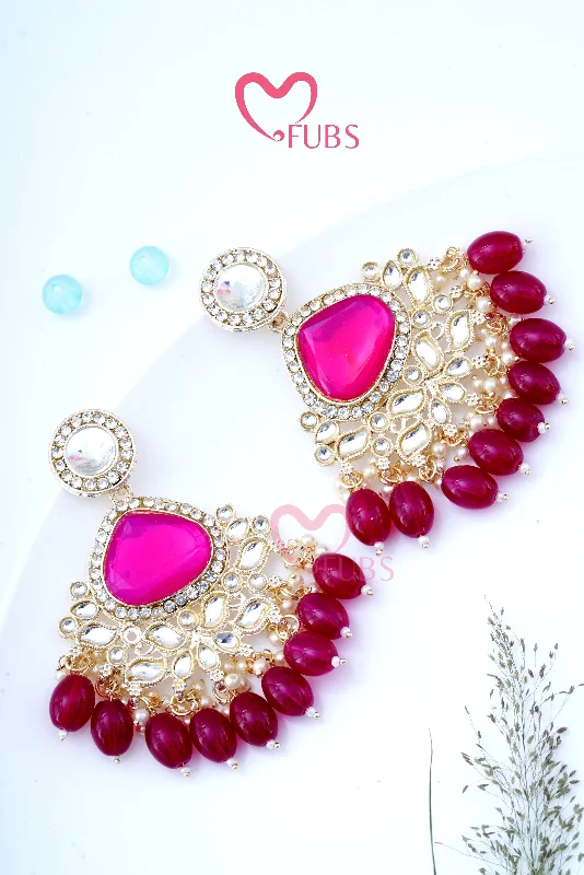 Shining Diva Party Wear Danglers Earrings