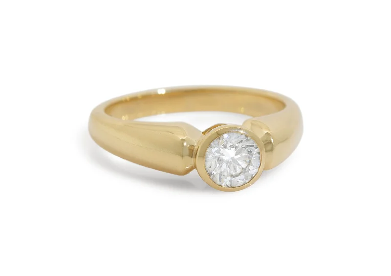 JW78 Diamond Ring, Yellow Gold