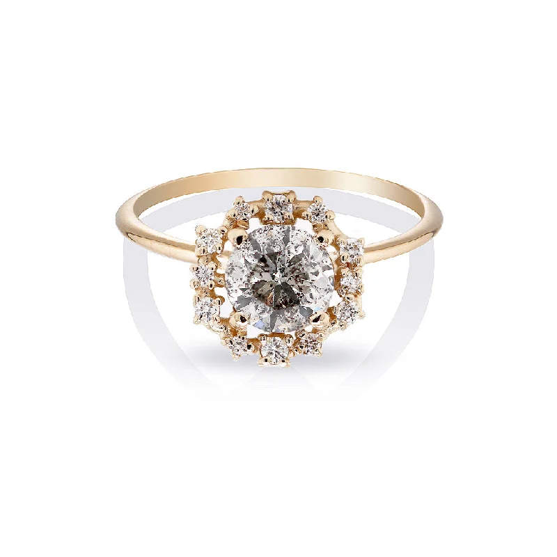 Annalise II | Salt & Pepper Diamond