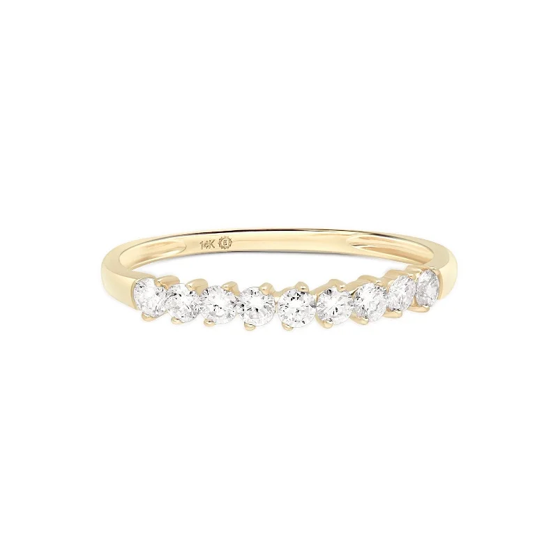 Floating Diamond Eternity Band