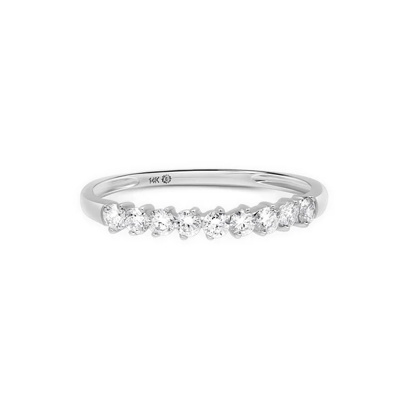 Floating Diamond Eternity Band