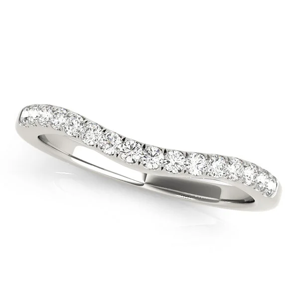 Kennedy Women's Diamond Curved Wedding Ring