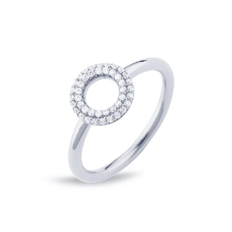 Matiné 18K Whitegold Ring w. 42 Diamonds