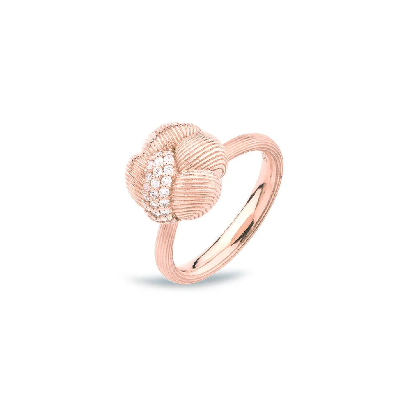 Savá 18K Rosegold Ring w. 28 Diamonds