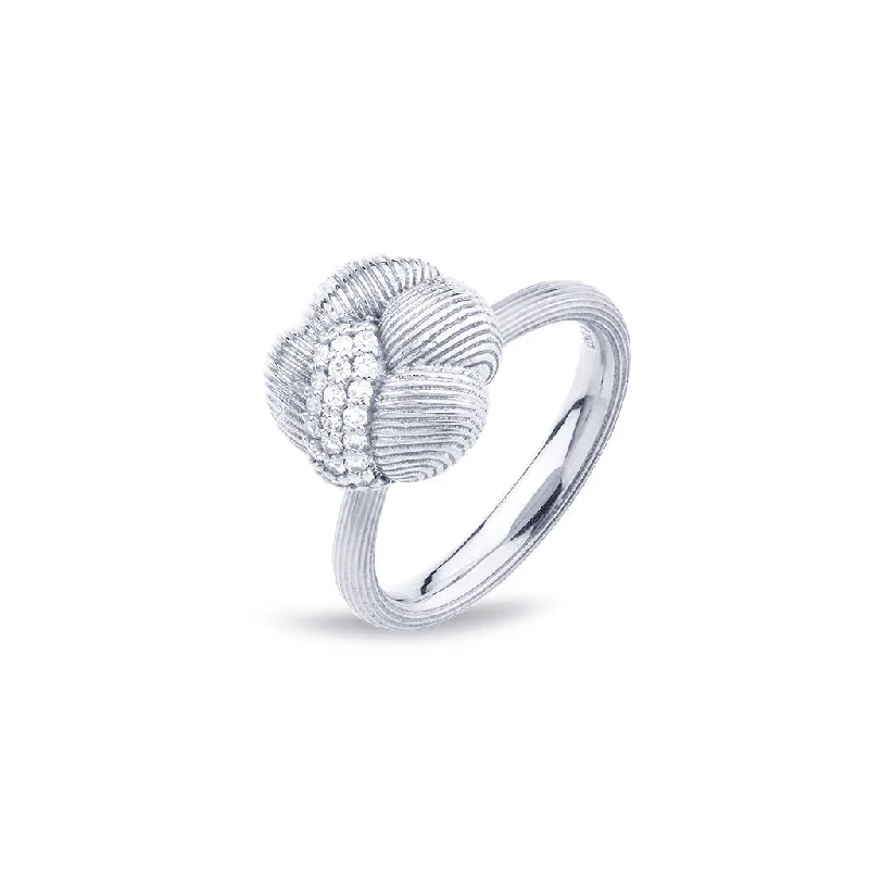 Savá 18K Whitegold Ring w. 28 Diamonds