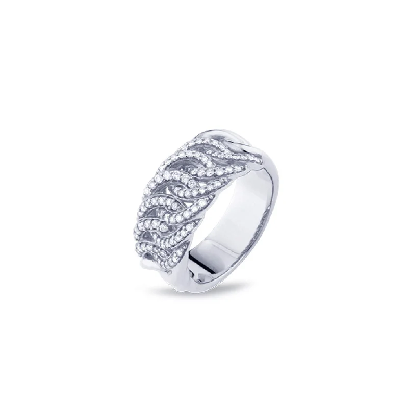 Sitana 18K Whitegold Ring w. 86 Diamonds