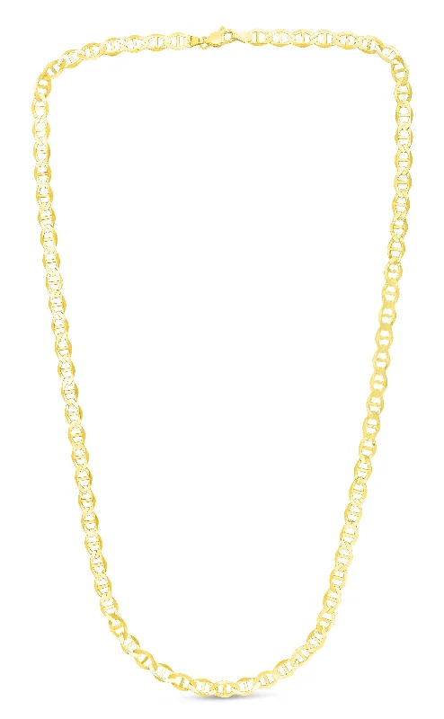 10K Gold 5.5mm Mariner Chain