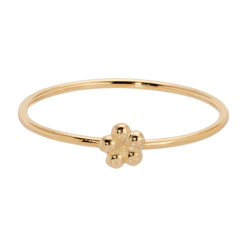 Baby Gold Flower Ring (ready to ship option)*