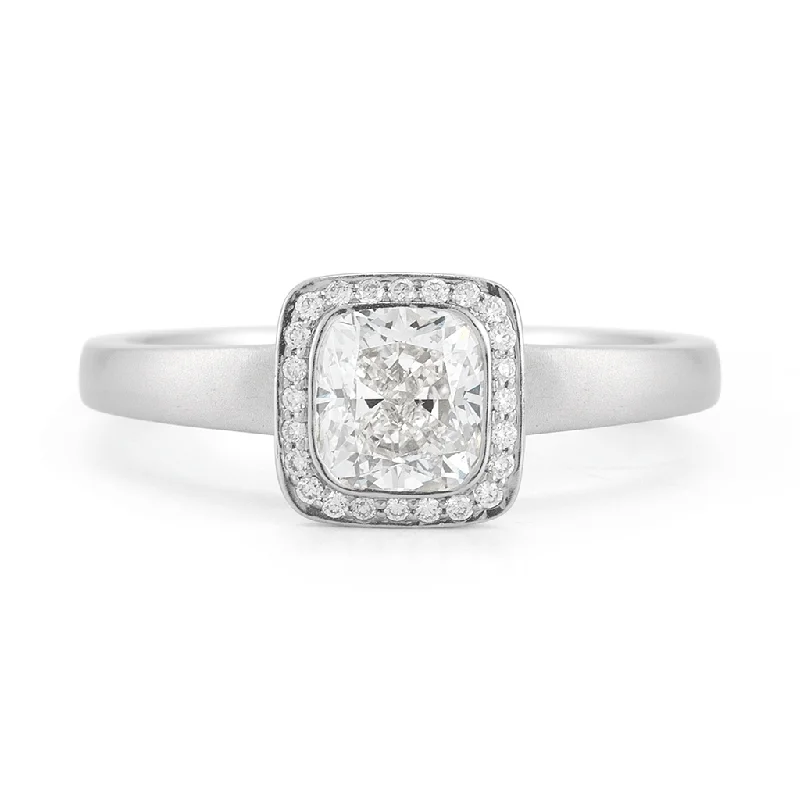 Steller Cushion Diamond Engagement Ring