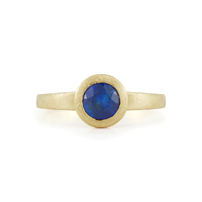 Steller Natural Blue Sapphire Ring