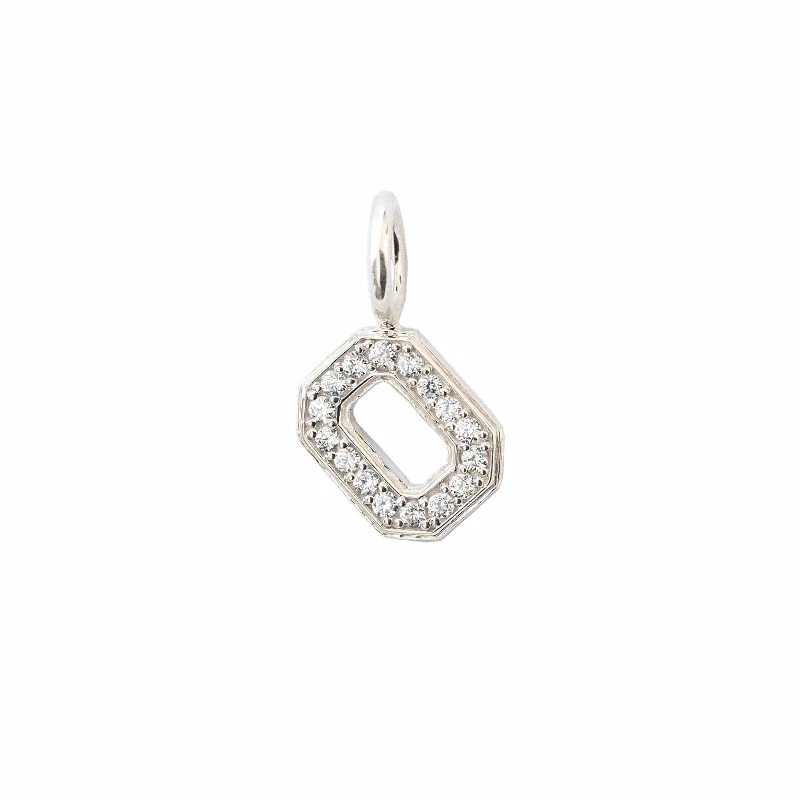 OSU Block "O" Charm with Diamonds