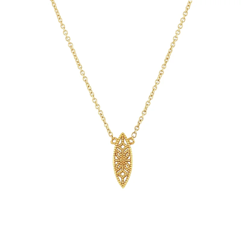 Petite Lace Deco Necklace - I