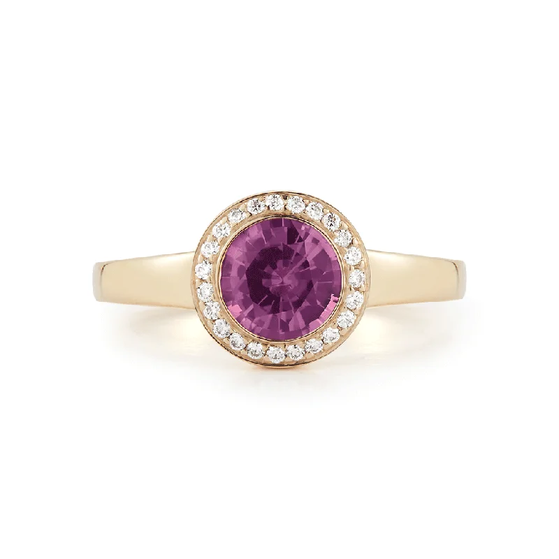 Steller Magenta Sapphire Ring