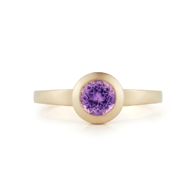 Steller Natural Lavender Sapphire Ring