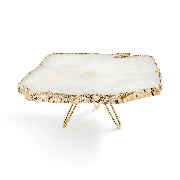 Torta Cake Stand, Crystal & Gold