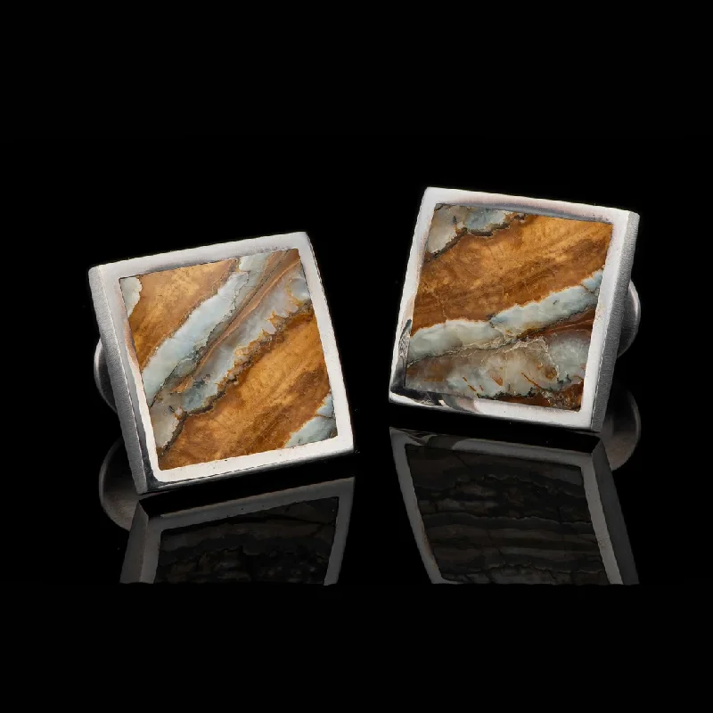 William Henry Brown Mammoth Duo Cufflinks