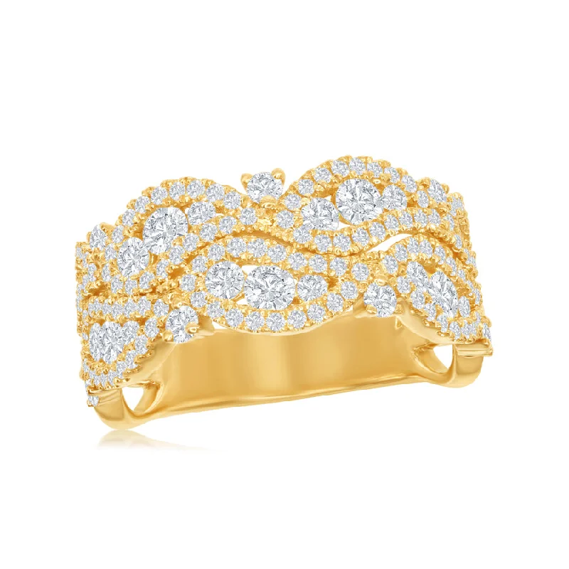 18K YELLOW GOLD DIAMOND RING - 1.29CTW