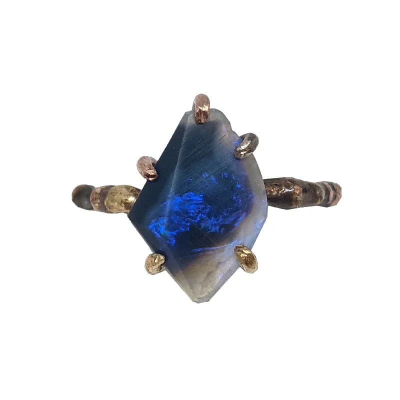 Australian Opal Medium Stone Ring by Variance Objects