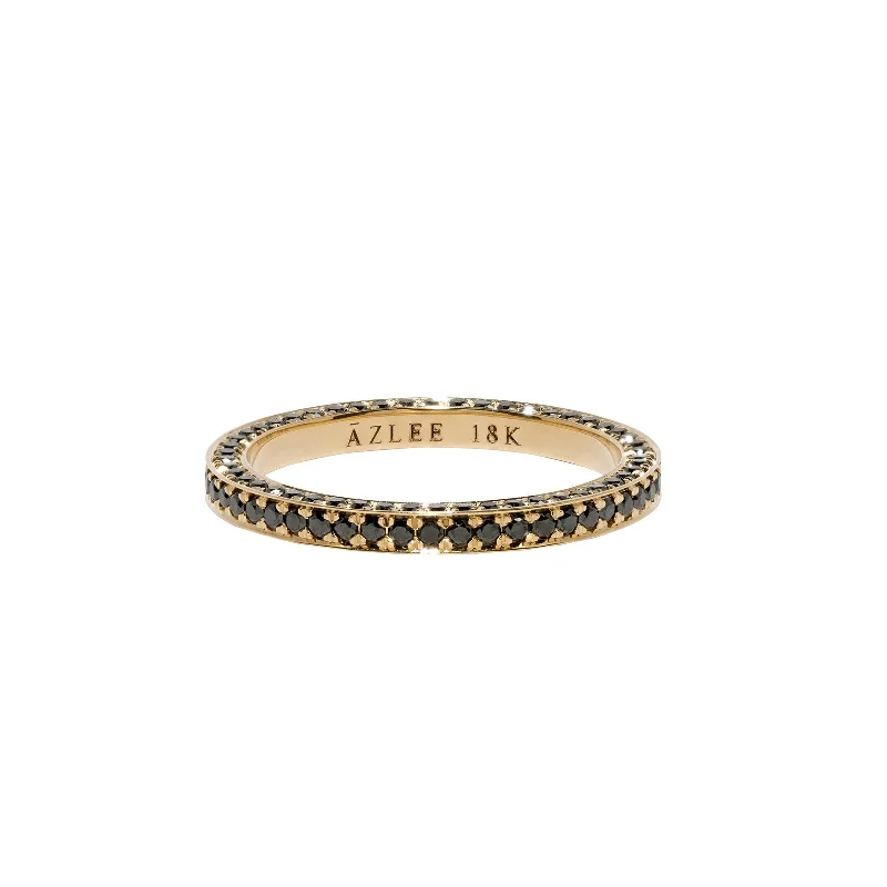 All Over Band Ring - Black Diamond