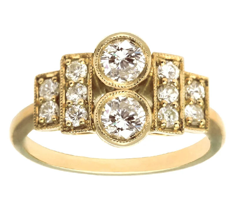 Charlotte Art Deco Diamond Ring