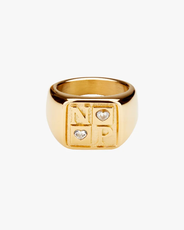 CHESS RING GOLD