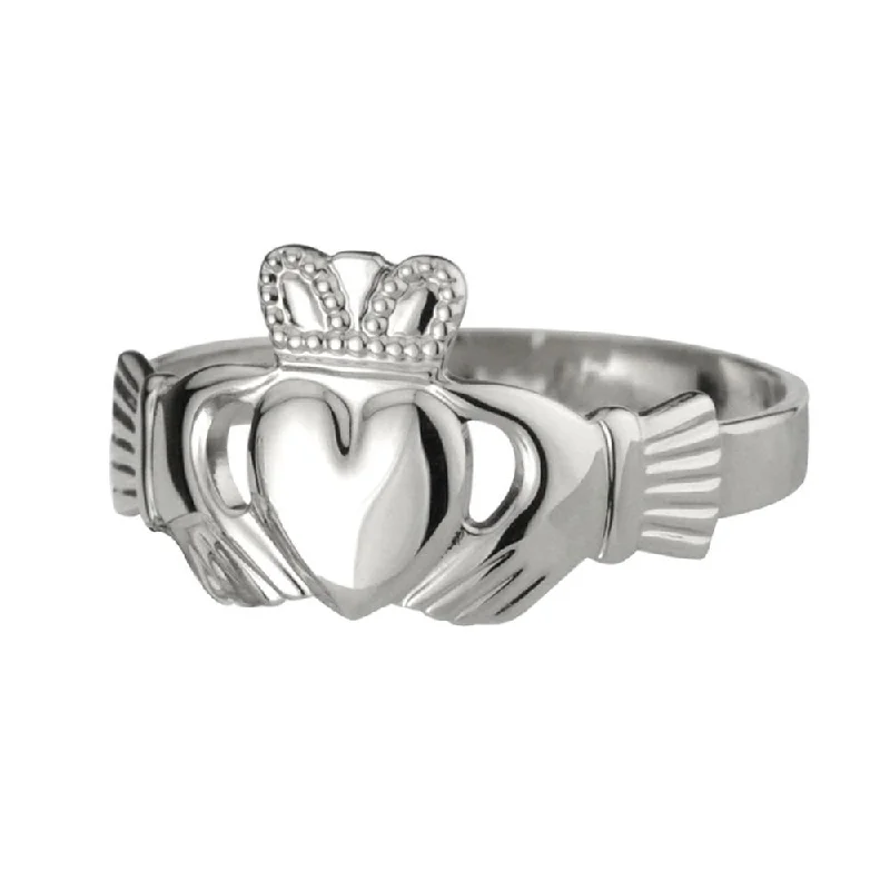 Men's Sterling Silver Claddagh Ring: Quality, Comfortable Fit