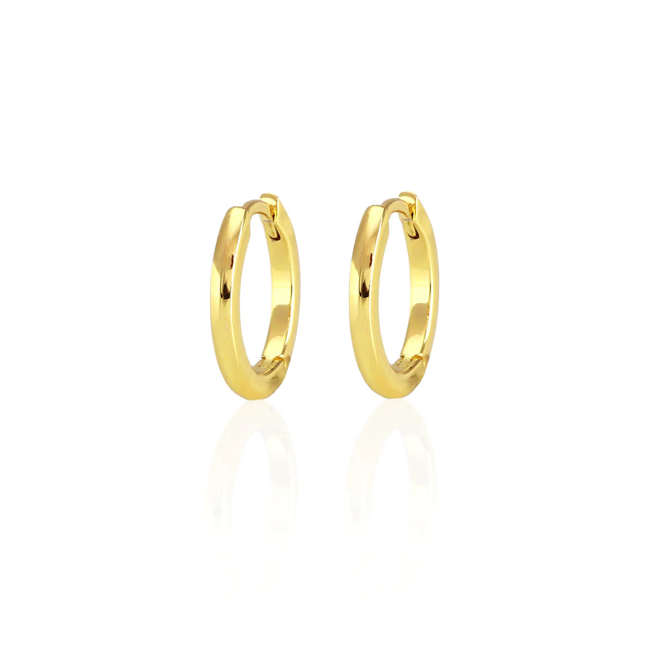 Classic 12mm Hinged Huggie Hoop Earring