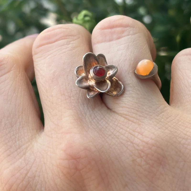 Bronze Flower Ring