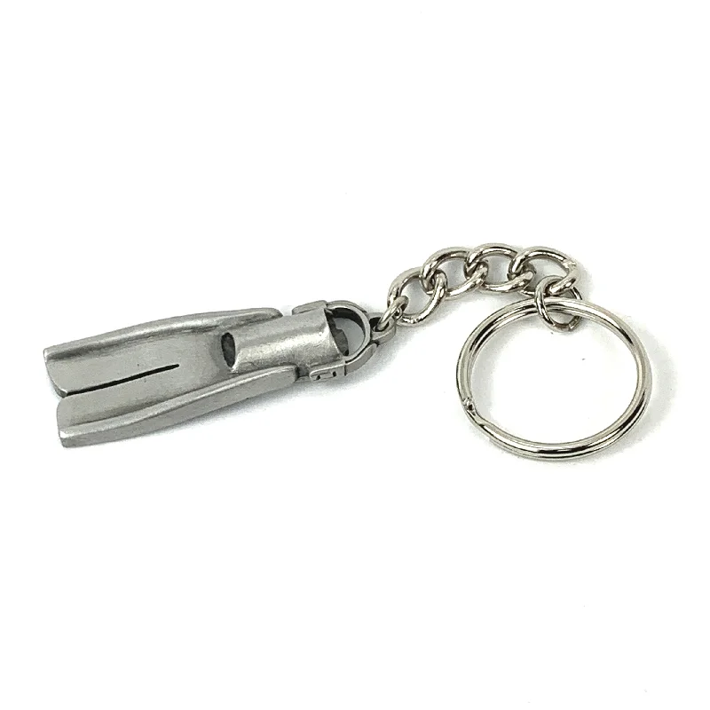 Dive Fin Keychain for Men and Women- Scuba Keychain, Dive Flipper Key Ring, Gifts for Scuba Divers, Scuba Diving Key Fob, Dive Fin Lanyard