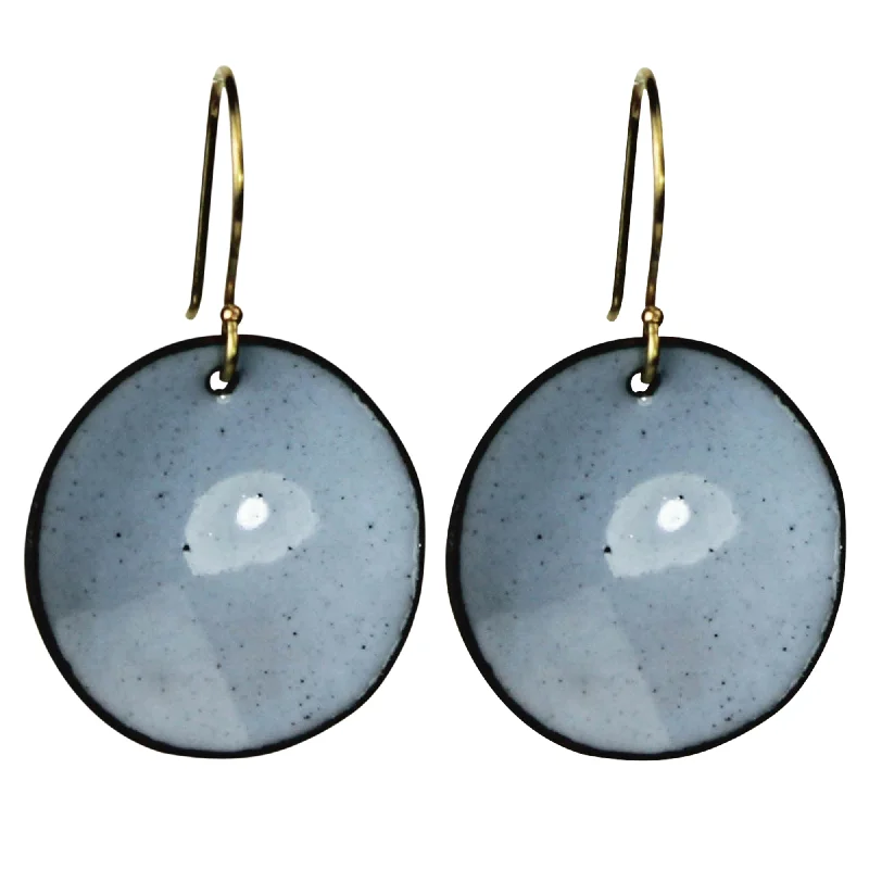 Earring - Round, Blue