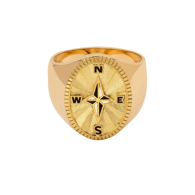 Big Daddy Signet Ring - Internal Compass