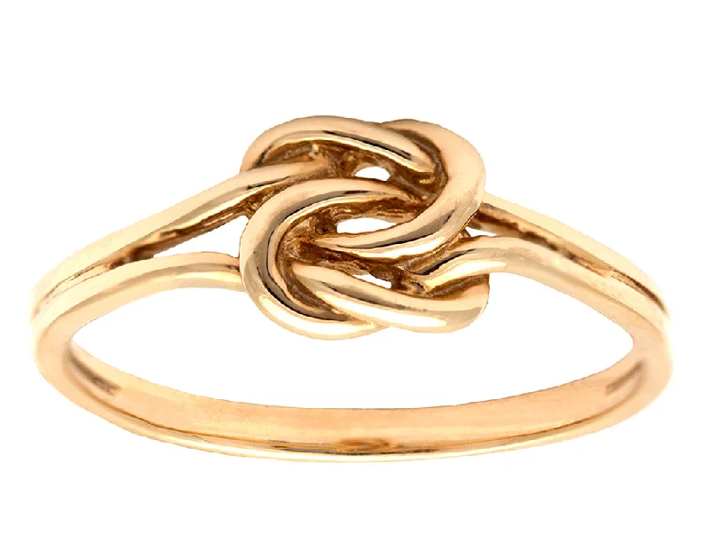 Lover's Knot Gold Ring