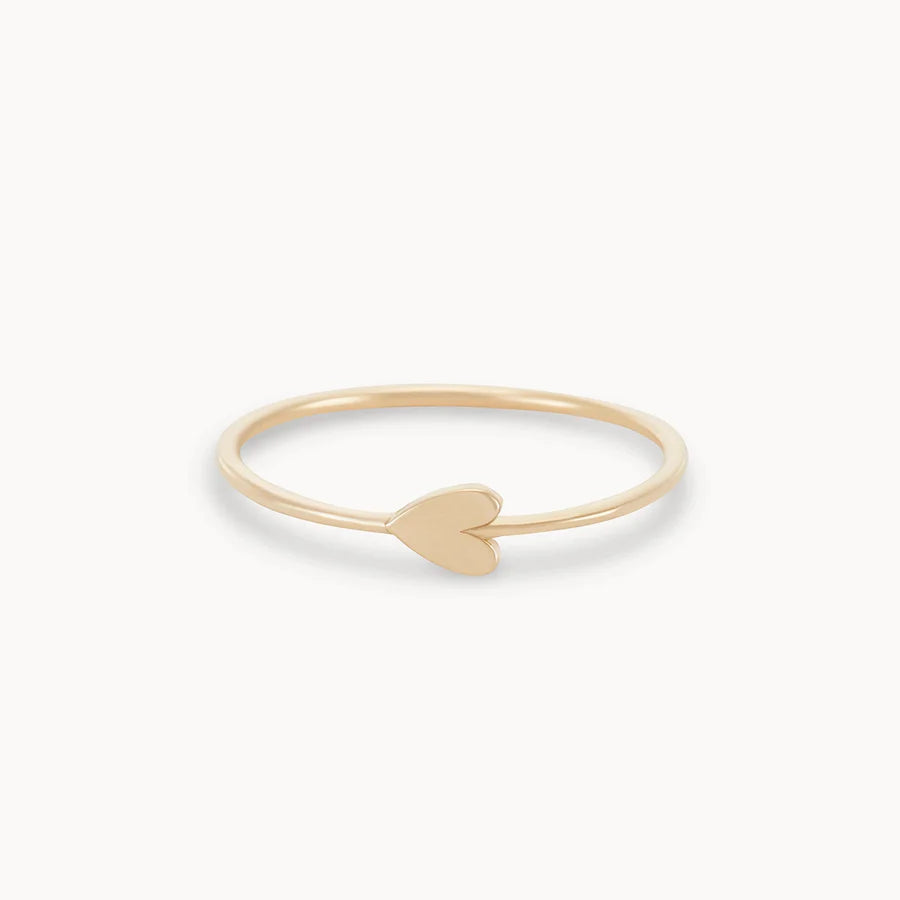 Lovely Heart Ring (14K Gold)