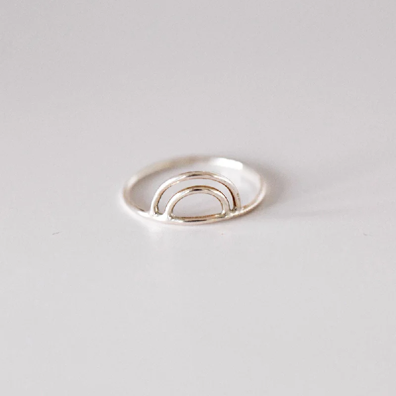 Silver Rainbow Ring