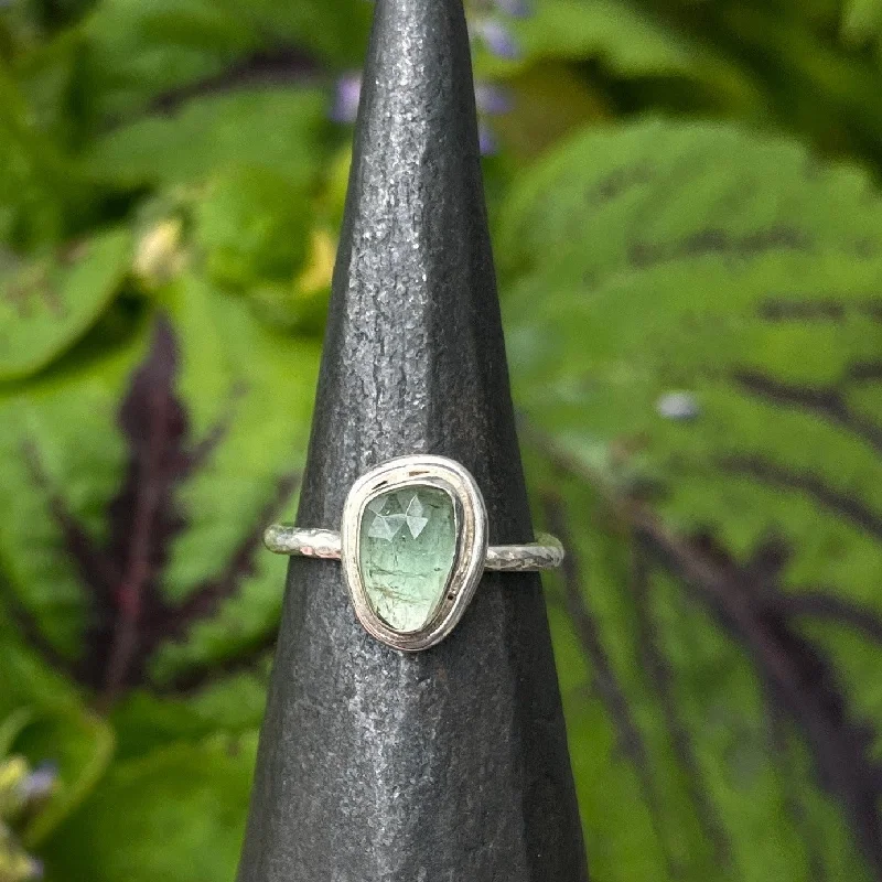 NEW! Organic Green Tourmaline Candy Ring in Sterling Silver by Sarah Richardson