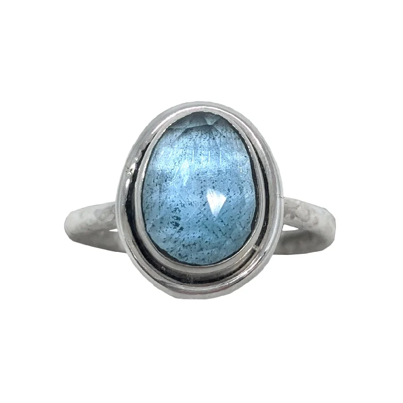 Organic London Blue Topaz Candy Ring in Sterling Silver by Sarah Richardson