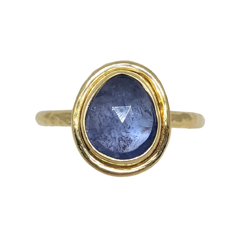 NEW! Organic Tanzanite  Candy Ring in 18K Gold Vermeil by Sarah Richardson