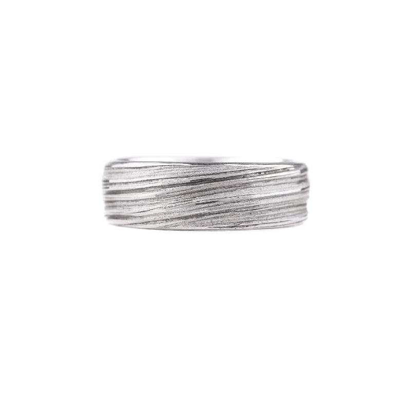 Thick Tide Ring in Sterling Silver by Liz Oppenheim Jewelry