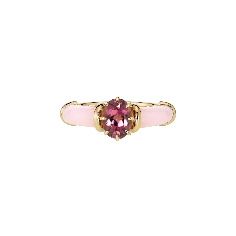 80 Years Marina Ring - Rubellite