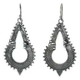 Serafina Oxidized Sterling Silver Dangle Earring