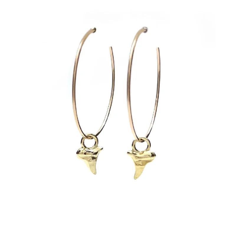 Silver Girl Sharktooth Earring